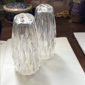 Princess House Crystal Shakers - Set of 2